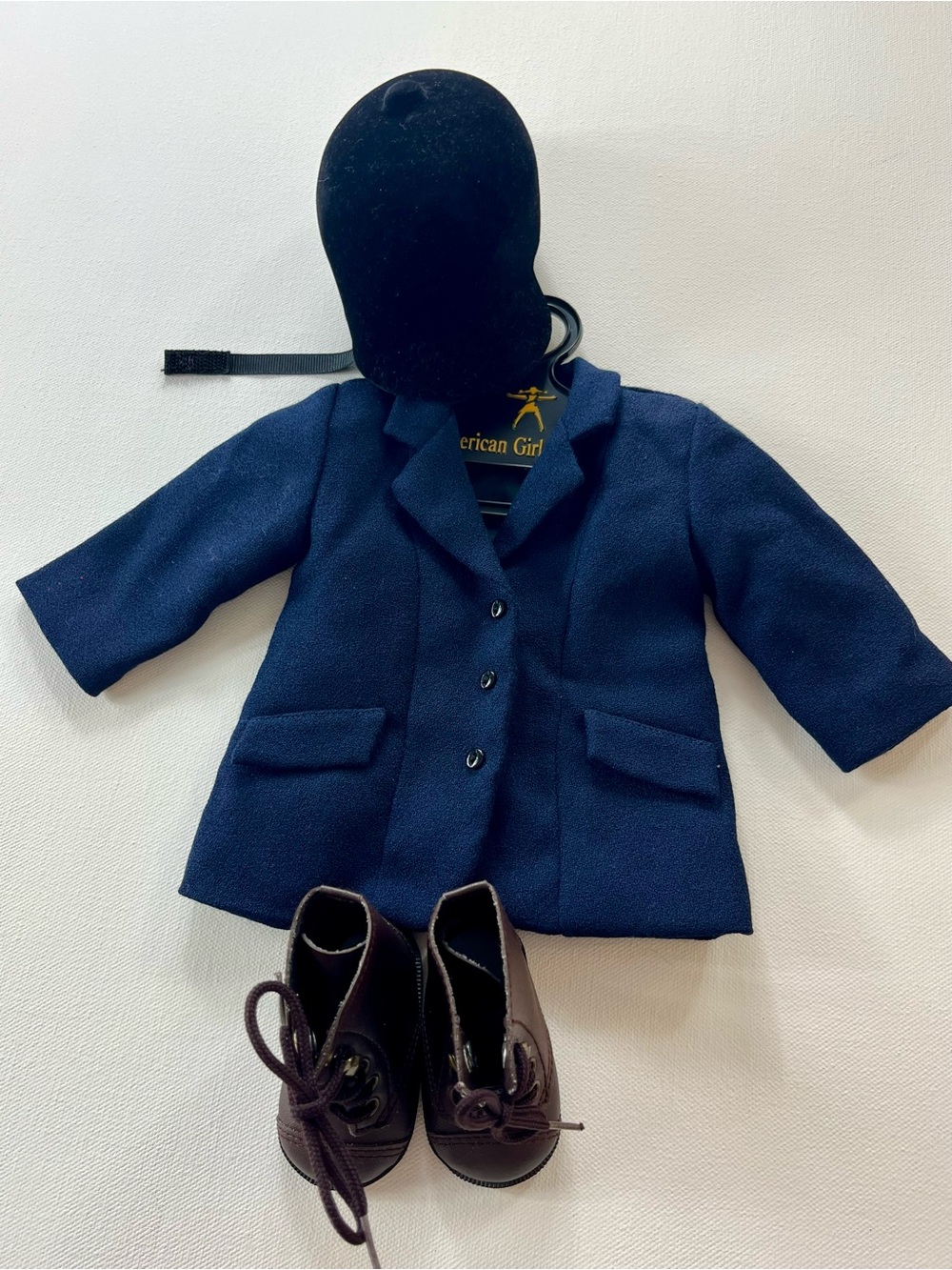 VTG American Girl Outfit Pleasant Co Riding Coat Hat Boots READ